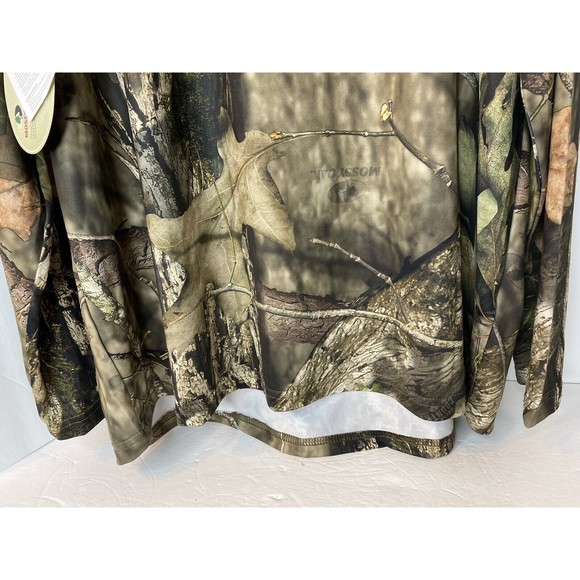Mossy Oak Long Sleeve Polyester Tee Camo Hunting 2XL Took tag off to wash - Picture 14 of 16